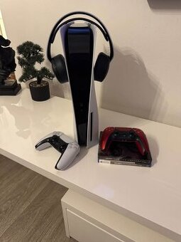 PlayStation 5 825GB + 2 ovladače + 3D headset
