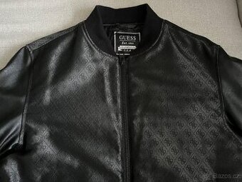 GUESS pánský černý bomber