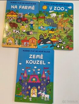 3 Knihy : Hledej a uč se nová slova