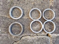 Středící kroužky duralové  2x 60 - 72,3mm