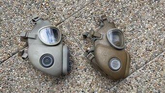 Ochranné plynové masky ČSLA OM-10M a OM-10 + filtr