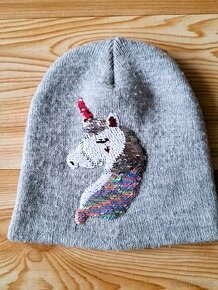 Dívčí čepice s jednorožcem H&M