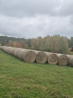 Kulaté balíky sena
