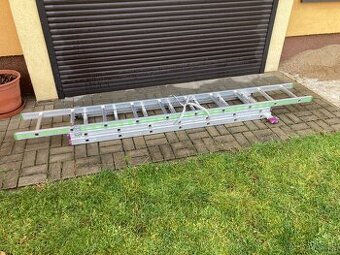 Hliníkový 3 dílny žebřík - 3x7