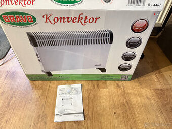 Radiátor - konvektor přenosný Bravo 2000W - NOVÝ