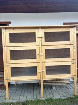 Nová králíkárna 6 kotců