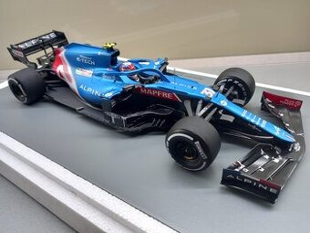 ALPINE A521 ESTEBAN OCON VÍTĚZ GP MAĎARSKA 2021 SPARK 1:18