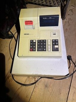 Stará registrační pokladna Sigma CR 215