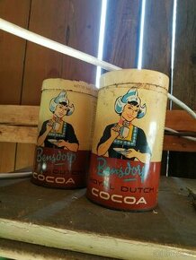 Staré plechovky - kakao, tabák, atd