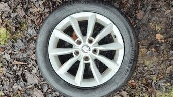 Originál Škoda Minoris R16 5x112 disk, pneu 205/55 91V