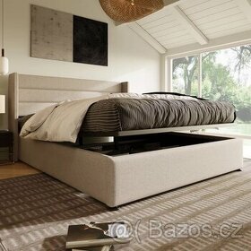 Nová manželská postel 160x200 Čalouněná postel