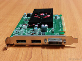 AMD Radeon R7 450 4GB, rozlišení 4K 60Hz 2x DP, DVI +redukce