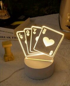 LED lampička karty