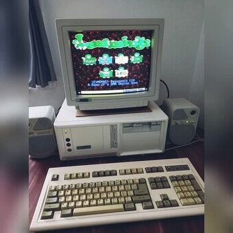 Retro PC XT 10Mhz + koprocesor 8087-7.