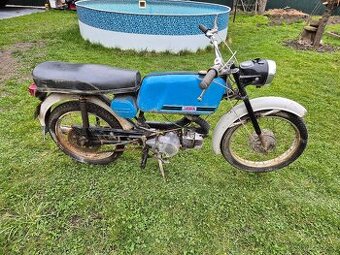 Jawa 23 Mustang bez TP, modrý původní 6.