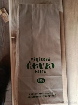 Retro papírové sáčky na kávu