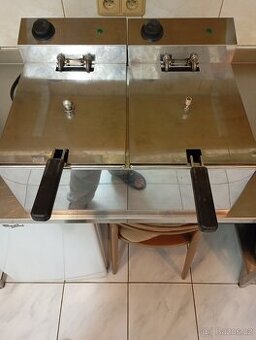 Profesionální dvojitá fritéza 2x8 l