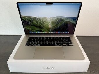 MacBook Air 15'' 2024 / M3 / 8GB / 256GB / Starlight / Kom