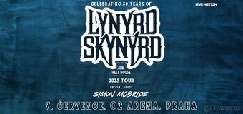 Lynyrd Skynyrd - 2x stání před pódium