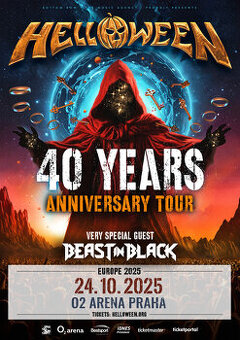 Koupím 1lístek na koncert Helloween 24.10. (stání / k pódiu)