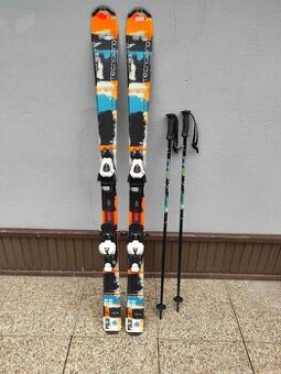 Dětské lyže 140cm + hůlky