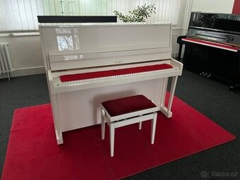 Zánovní Petrof P 118 M1 bílý lesk rok v.2003. REZERVACE