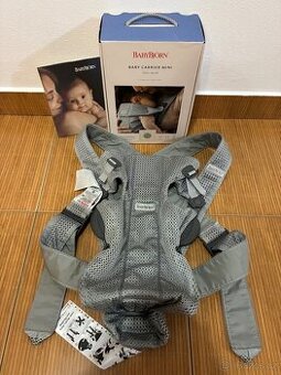 BABYBJÖRN Nosítko MINI Grey Airy 3D Mesh