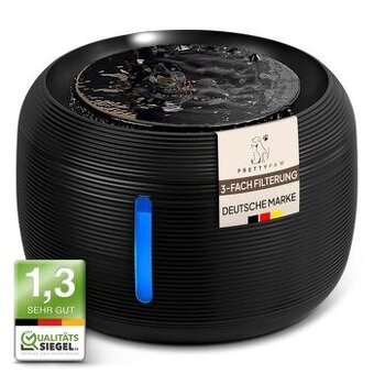 Fontána na vodu, pítko pro kočky nebo psi bez BPA - černá