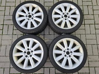 Alu kola Mini Coopra 5x112 + zimní pneu Dunlop 205/45 R17