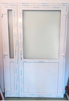 Vchodové dveře bíle 140x210