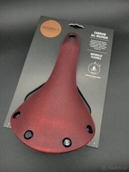 Sedlo Brooks Cambium C17 All Weather, červená barva, nové