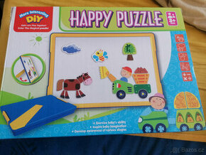 Magnetické puzzle HAPPY PUZZLE Magnetické puzzle se zvířátky