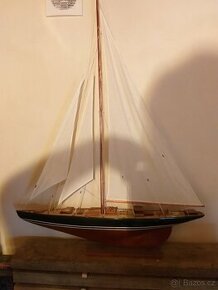 Plachetnice dekorace model lodi SLEVA