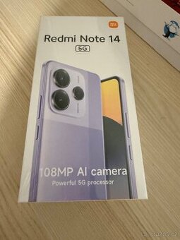 Xiaomi Redmi Note 14 5G 256GB – NOVÝ, NEROZBALENÝ