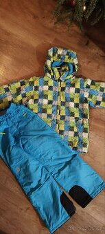 Lyžařská bunda a kalhoty Alpine Pro - kombinéza vel.140/146