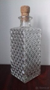 Karafa, křišťál, nová, dekorace