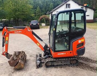 Minibagr Kubota KX016-4 | rok 2021 | 1 315 mth | velmi dobrý