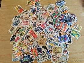 Staré nálepky od sirek