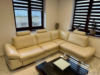 Kvalitní nábytek - Celokožená rohová sedačka