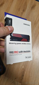 Samsung 990 PRO 1TB Heatsink, MZ-V9P1T0GW, NVME M2 - 1