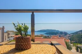 Hezký byt s výhledem, 1000m od moře 54 m2, Becici, Černá Hor