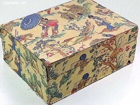 Starožitná japonská krabička-šperkovnice - 1