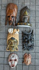 Dřevěné masky - 1