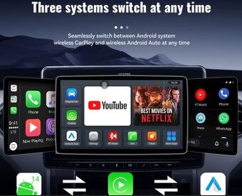 Acodo 4/64GB, bezdrátový adaptér pro CarPlay - Android auto