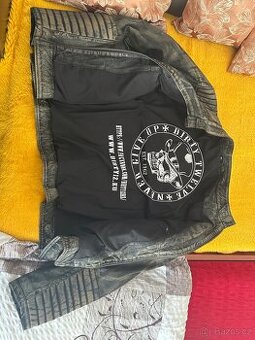 NOVA kožená bunda 6xl