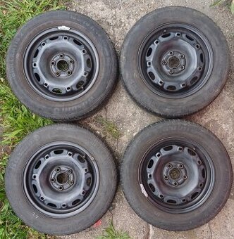 plechové disky na škoda R14 5x100 ET35 letním pneu