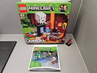NOVÉ LEGO MINECRAFT 21143 Podzemní brána RARITA + bonus
