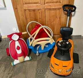 Houpačka, autíčko, choditko