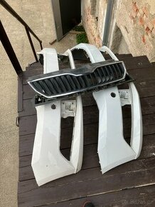 predni naraznik skoda fabia iii 3 fabie 14-18 bily