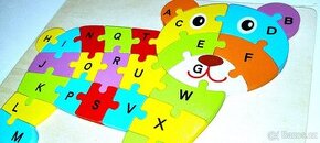 MÉĎA EDUKATIVNÍ SKLÁDAČKA PUZZLE ABECEDA (NOVÁ)